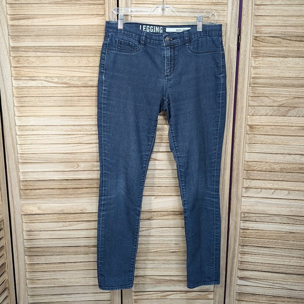 DKNY Jeans Blue Denim Leggings Size 6